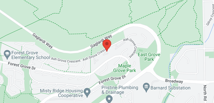 map of 32 9000 ASH GROVE CRESCENT